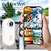 Gosnap - Go Snap Camera-4k Thumb Action Camera, Wearable Mini Gosnap Body Camera with 360° Rotation Spring Clip, Hands-Free POV Recording for Bike Cycling, Pet, Vlogging, Underwater (White-4K)