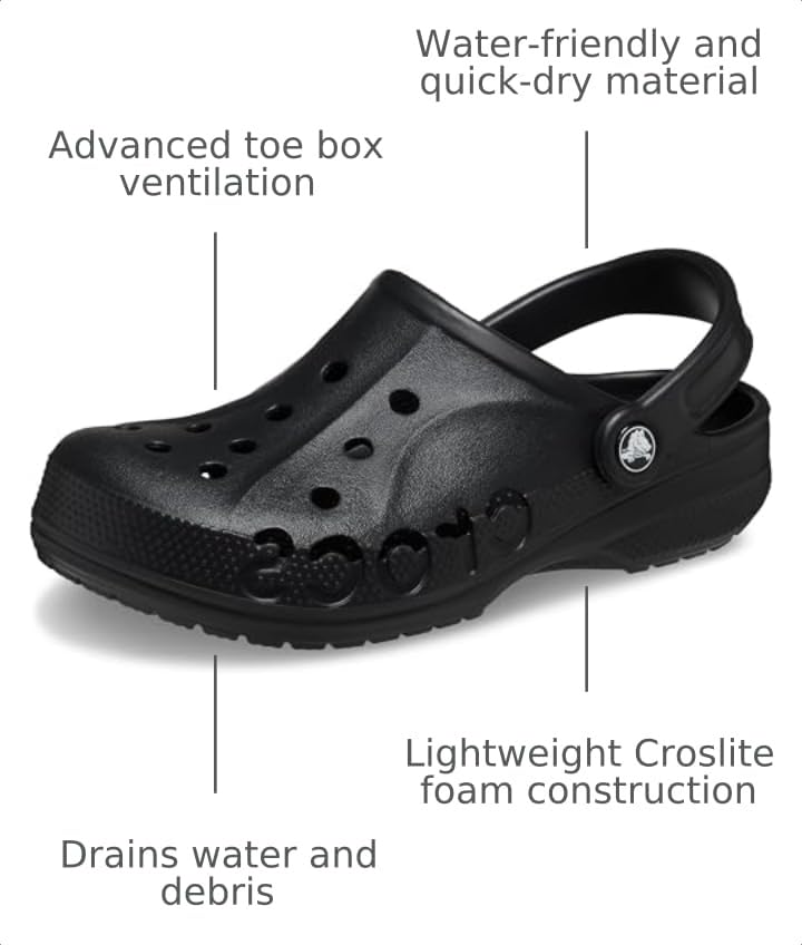 Image of Crocs Unisex Adult Baya Printed Clogs