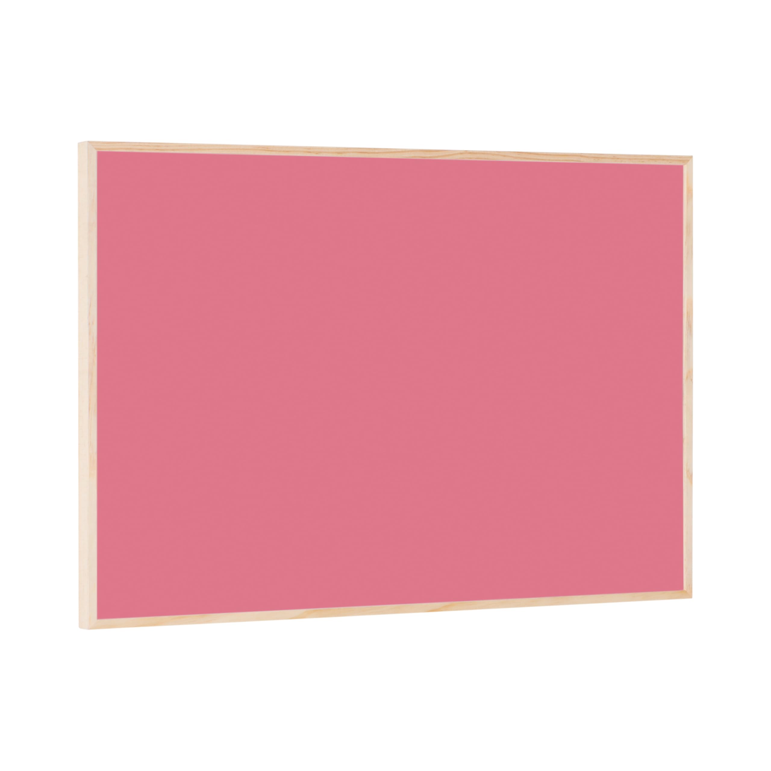 Bi-Office Earth New Basic Magnetyczna Tablica Fuchsia, 88,5 x 58,5 cm, Lakierowana Stalowa Powierzchnia, Rama z Naturalnego Drewna Sosnowego