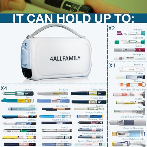 4ALLFAMILY-2N1-Pioneer-4-Insulin-Pen-Rechargeble-Battery-USB-Powered-Portable-Mini-Fridge-Medication-Cooler-Travel-Case-with-Temperature-Display-TSA-Approved-Ideal-for-Refrigerated-Medicine-36-46F