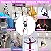 Aerial Silks Hardware Kit 30 KN Swing Swivel Aerial Yoga Hammock Rigging Aluminum Swivel Aerial Hoop Lyra Rotational Device Hanging Accessory (Black Set 1)