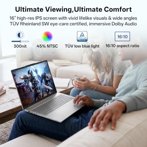Image of Lenovo IdeaPad 5 Touchscreen 16 inch 2K Laptop Core 7 240H,24GB RAM 512GB SSD