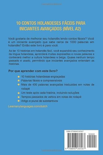 10 contos holandeses fáceis para iniciantes avançados. (nível A2)
