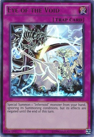 YU-GI-OH! - Eye of The Void (SECE-EN071) - Secrets of Eternity: Super Edition - Unlimited Edition - Ultra Rare