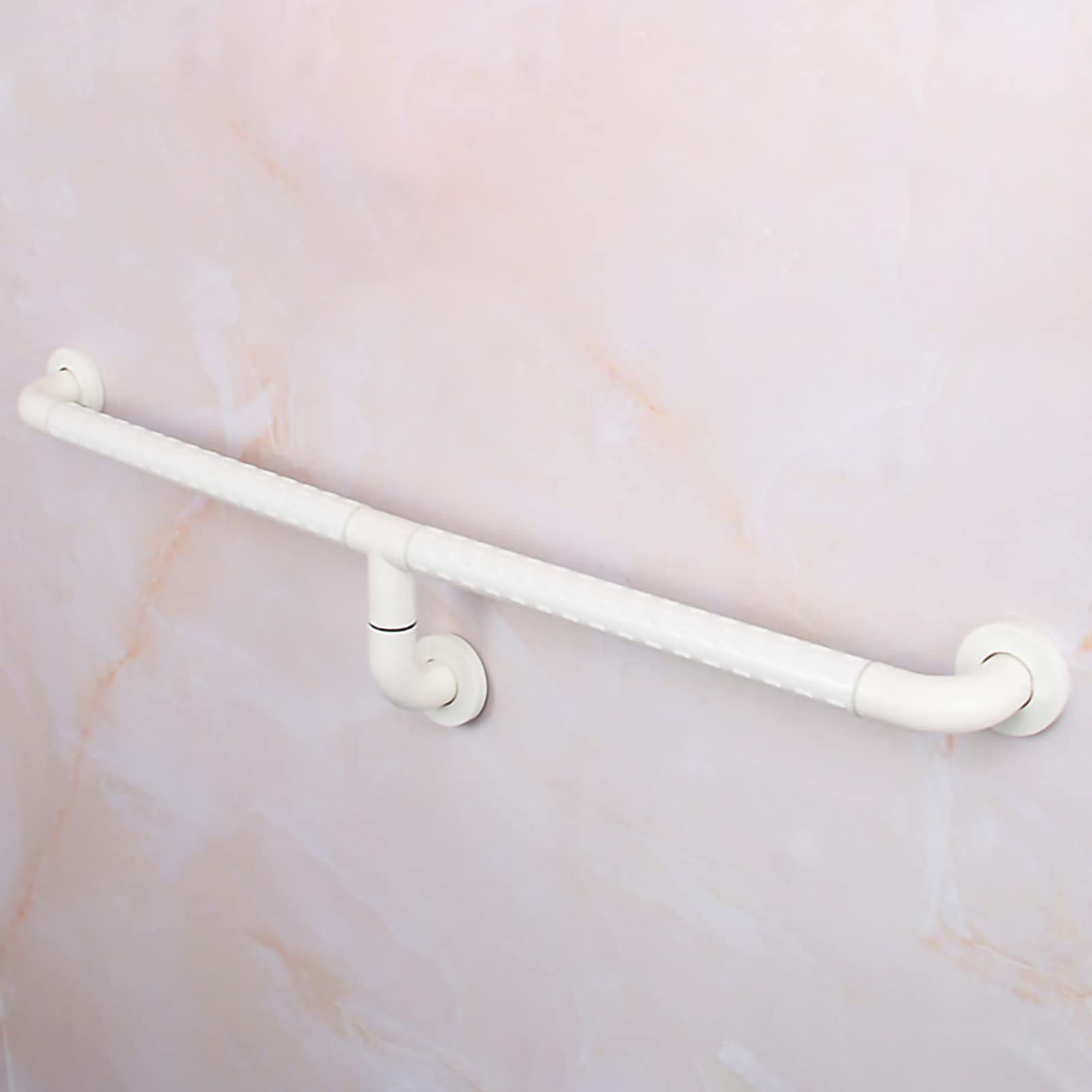 KHLMSRXJ Stair Handrail Handrail for Stairs Indoor Outdoor Steps, Stair Handrails Galvanized Steel Sheet Wear-Resistant and Corrosion-Resistant Segmented Installation Stair Rail Wrought Iro