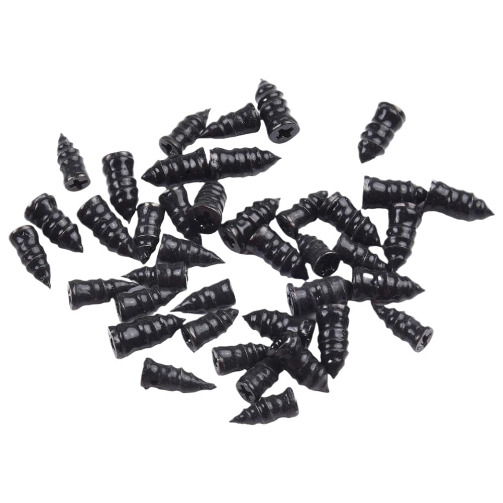 Viti in Gomma per Riparazione Pneumatici Auto 80 Pezzi | Garantisce una connessione forte e previene danni al pneumatico; per la riparazione di pneumatici tubeless