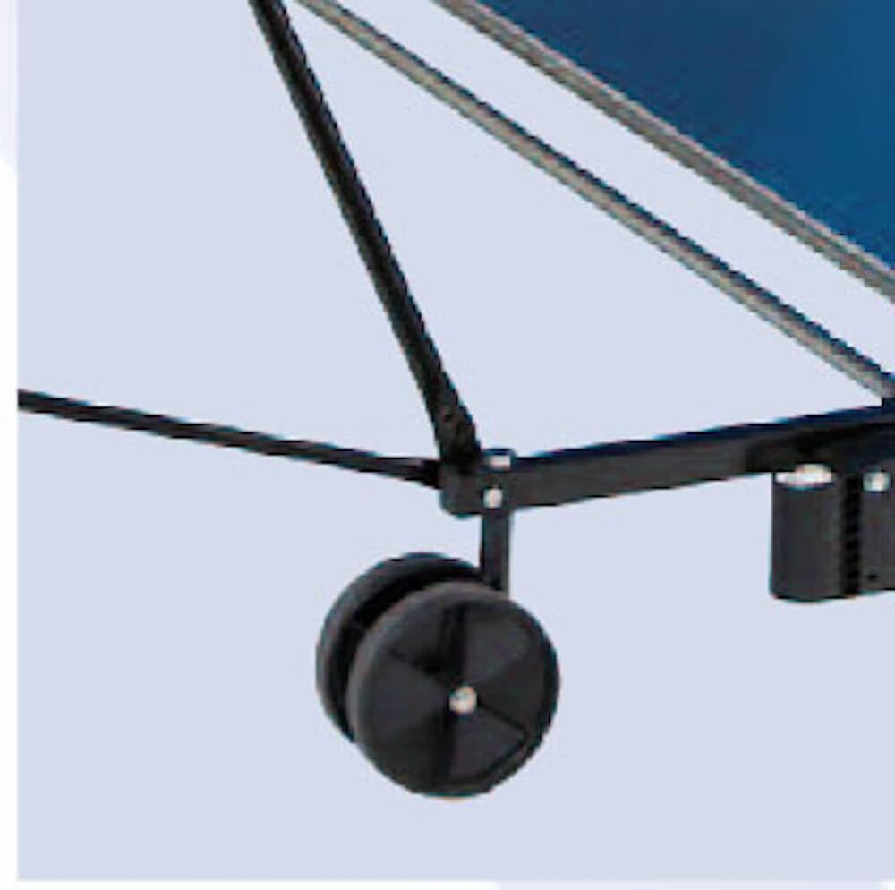 Garlando Tavolo da Ping Pong Progress Outdoor Con Ruote Per Esterno Blu