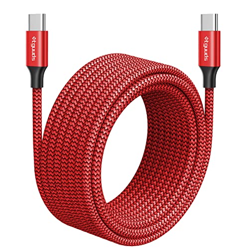 etguuds Long USB C to USB C Cable 20ft, 60W Fast Charging Type C to C Cord
