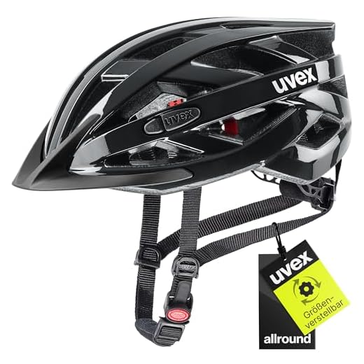 FISCHER Erwachsene Fahrradhelm, Radhelm, Cityhelm Arrow, S/M, 54-59cm, schwarz grün, mit beleuchtetem Innenring-System 7 Uvex Allround Touren Sport Fahrradhelm i-vo 3D Black 56-60 cm