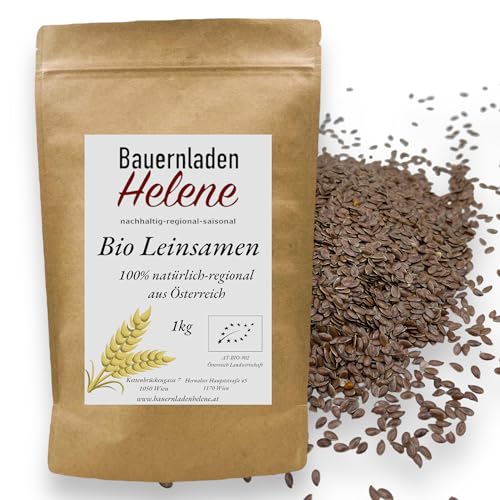Bio Leinsamen aus Österreich Gesunde Omega-3-Power für Ihre Ernährung 500g