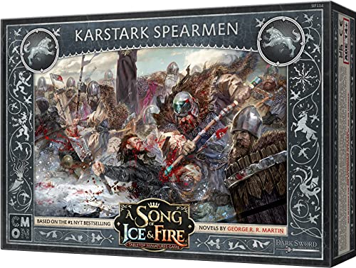 A Song of Ice and Fire House Karstark Spearmen figurines de collection CMON