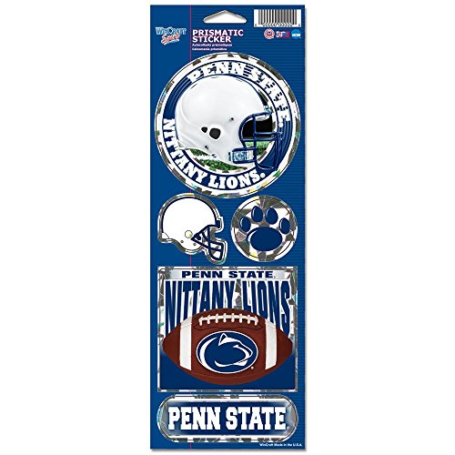 NCAA Penn State Nittany Lions Prismatic Stickers, Team Color, One Size