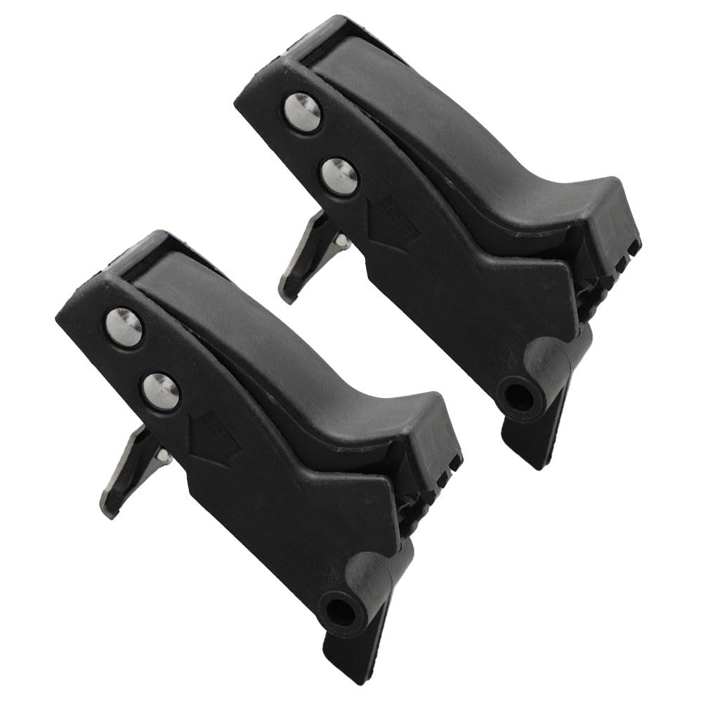 Lot de 2 leviers de dégagement N087367 compatibles avec station de travail Dewalt DE7023 DE7033 DE7025 DWX723 DW7231 DWX724, pièce de rechange en plastique noir