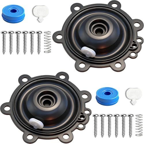 FRUSSONIA 2-Pack Irrigation Valve Diaphragm Replacement Kit for RainBird CP, CPF, DV, DVF, DAS, ASVF Series Valves, Durable Buna-N Rubber, Crack & UV Resistant