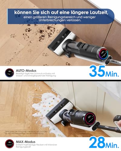 Tineco Floor One S5 Smart Nass-Trocken-Sauger mit iLoop Technologie, All-in-One-Nass Trockensauger...