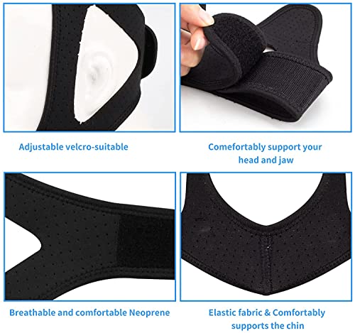 Snoring Chin Strap By Ketinau For Comfortable Universal Anti Devices Adjustable Effective Stop Sleep Aid Snore Reducing Women & Men, 1.0 Count #TOP4