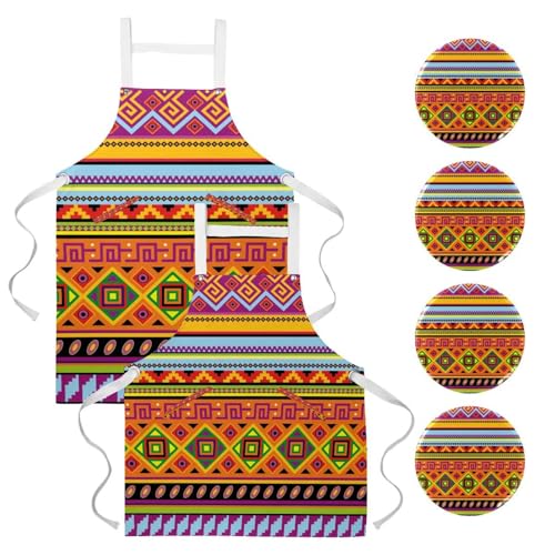 Tablier de cuisine One Large multicolore pour éviter les taches en restauration