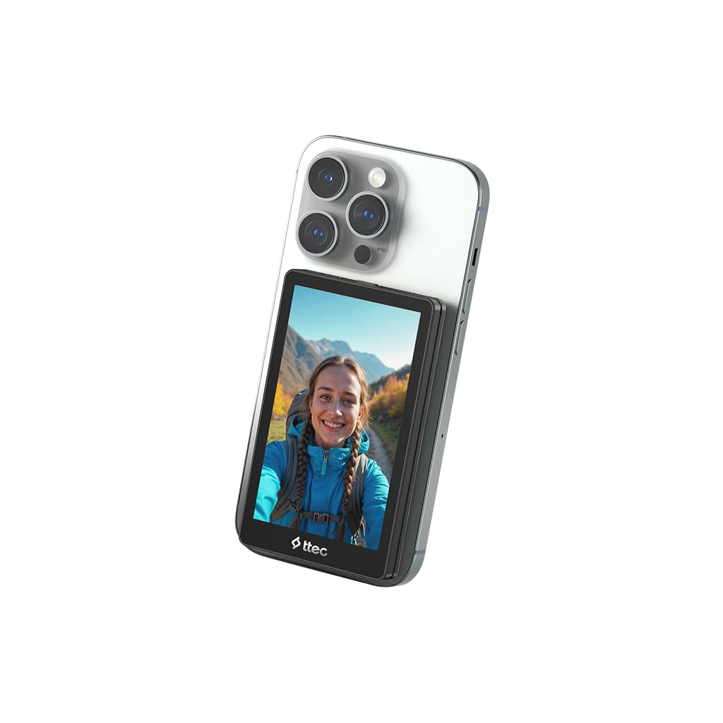 ttec Reflecta MagSafe Uyumlu Vlog Özçekim Ekranı, 2VS01S