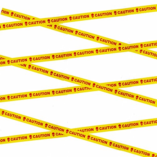 Spooktacular Creations Halloween Party Decoration Set, Including Bloody Tablecover, Weapon Garland, Bloody Clings And Caution Tapes, 5 Piece #TOP4