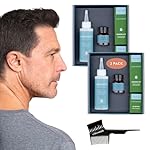 Hair & Beard Color for Full Gray Coverage 2 pack - Medium Brown - Ammonia-Free Complete Men’s At-home Beard & Hair Dye Kit, Professional-grade Permanent Hair Color (5.0)