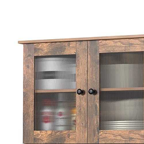 Tohomeor Bathroom Wall Cabinet With Towels Bar Wooden Medicine Cabinet With 2 Doors Wall Mounted Storage Cabinet Over Toilet Bathroom Cabinet (Brown) #TOP7