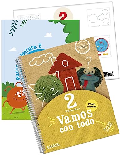 Vamos con todo 2. Primer trimestre. + Punto de lectura 2. + Material manipulativo (Operación Mundo)