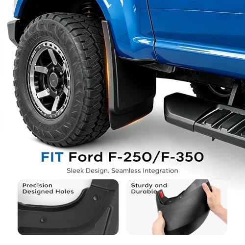 Image of Sunsdrew Mud Flaps for 2017-2026 Ford F250 /F350 Accessories