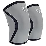 ELEV8 Knee Sleeves (1 Pair) 5mm Neoprene Brace for Compression & Support - Powerlifting, Fitness, Squats, Cross Training, Circulation, Arthritis, Joint Pain – Men and Women