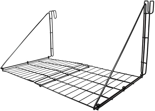 Easy-Up Portable Hanging Shelf for Horse Show | Heavy Duty Steel Mesh | Folds for Easy Transport | Size 36L x 18D