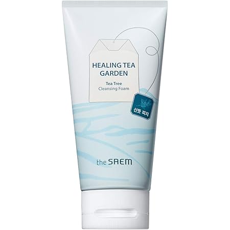 the saem healing tea garden tea tree cleansing foam