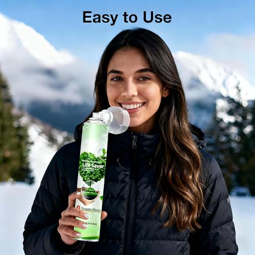 Portable Oxygen Tanks 2-Pack with Mask & Tube – Pure Oxygen for Exercise Recovery, High Altitude Adventures, Pregnancy, and Senior Care. - Thumbnail 6