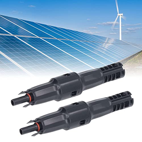 Conjunto de conectores solares fotovoltaicos de 2 peças, conectores de painel solar de 1500 v IP68 à