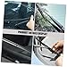 Luxshiny 8pcs Car Wiper Strip Refill Durable Windshield Wiper Inserts for Visibility Rain Compatible with Various Car Models Easy to Install Replacement