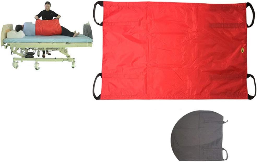 ZHLZH Draw Sheet With Handles/Patient Turning Device, for bedridden Loved Ones, Turn, Position, Slide & Transfer, Built-in Bed Pad, Safety, Protection & Comfort, for Care Givers, Bed Bound Patients