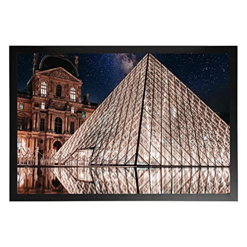 Frameworks 24” X 36” 2-Pack Black Back-Loading Wooden Poster Frame With Classic Edges #TOP6