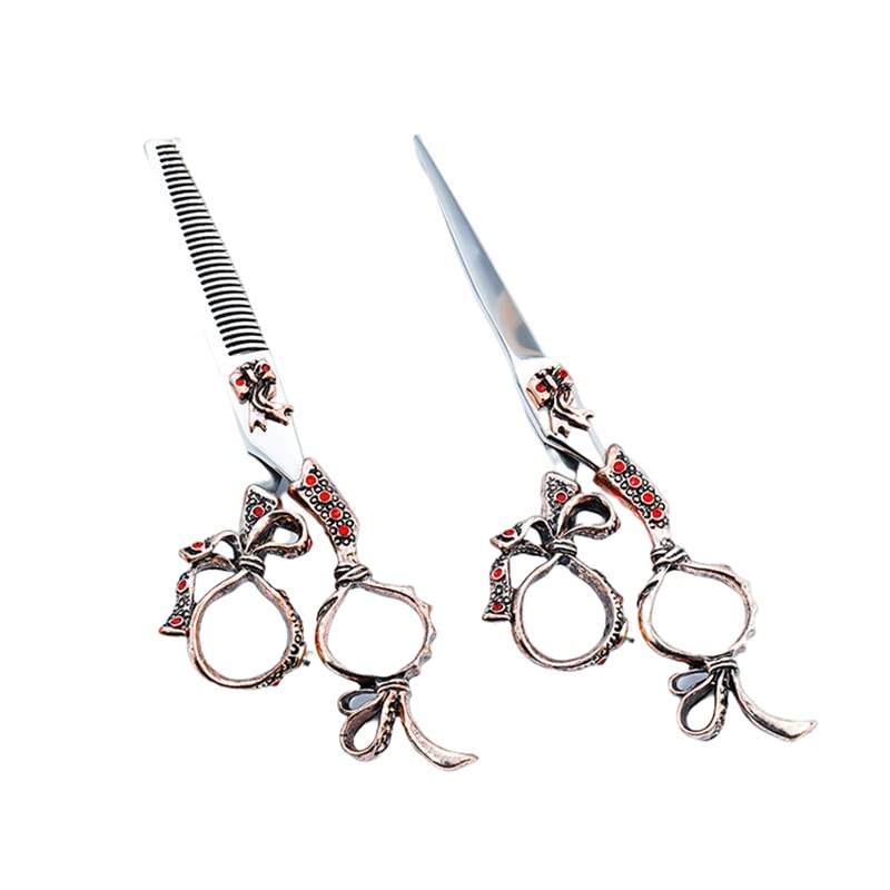 Taglio dei Capelli, 6 Pollici Professionale Salone 440C Acciaio Giappone Acciaio Inossidabile Barbiere Capelli Bellezza Forbici Set