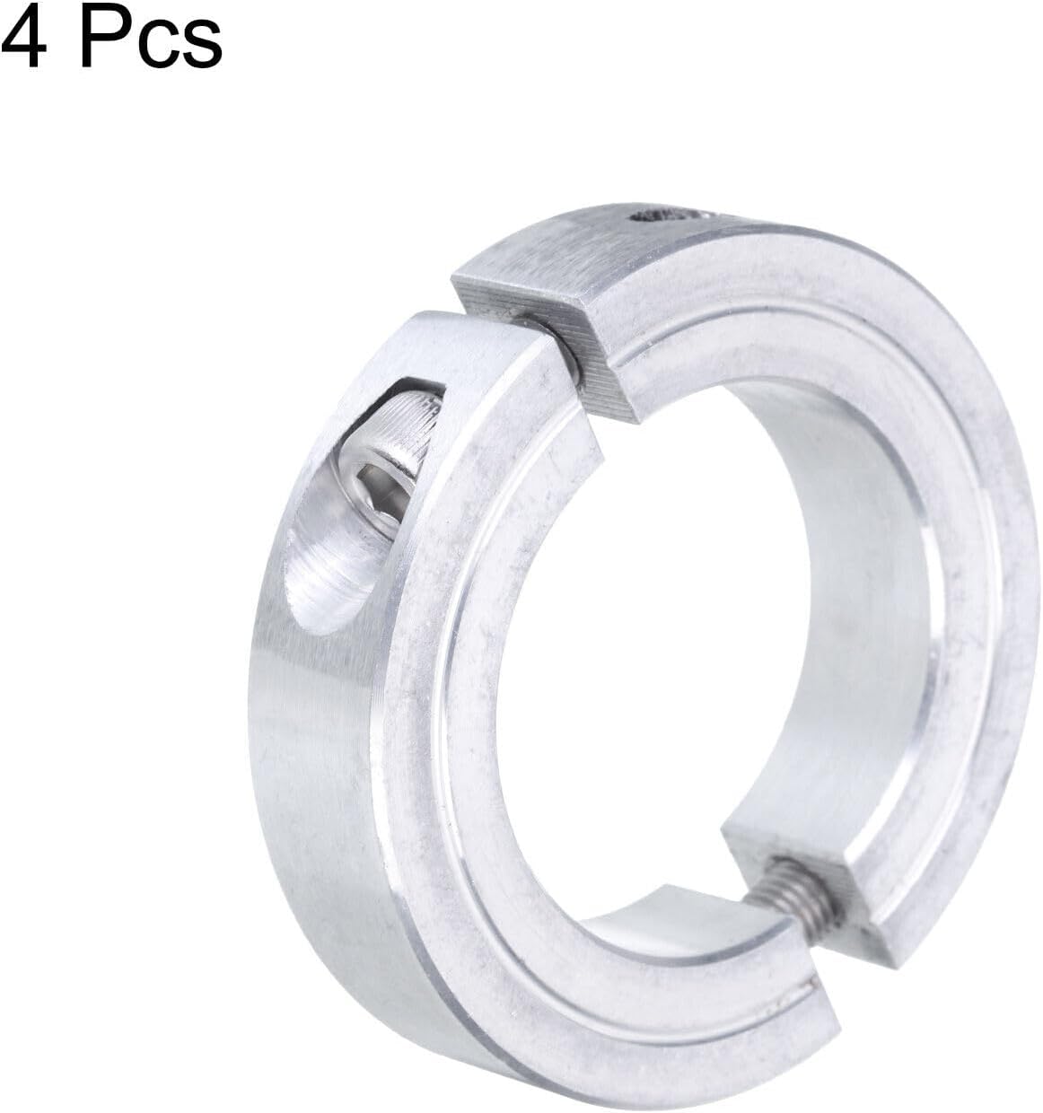 Toolparts And Accessories 4pcs Double Split Shaft Collar 1-1/2" Bore Aluminum Clamping Collar 2-3/8" OD (#CN#130824-13272)