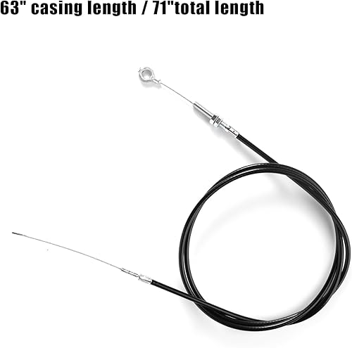Miniatura 2 de Cable del acelerador para Go Kart, carcasa de cable del acelerador de 71 pulgadas con 2 extremos de cable, kit de reparación de cable del acelerador