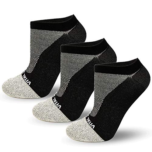 Vital Salveo - Calcetines de deporte - para hombre negro negro Large