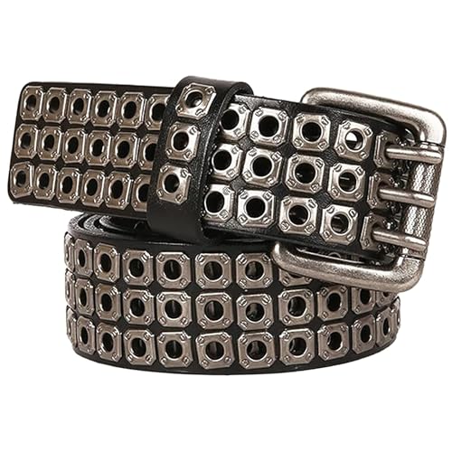 Ceinture Gothique Punk en cuir durable pour ajuster vos pantalons rock