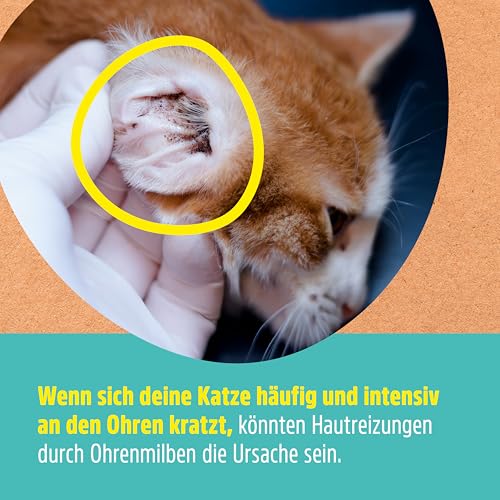 Green Hero Ohrentropfen 200 ml | Bei Ohrmilben und Entzündungen für Katze und Hund unterstützt die Ohrenpflege, den Regenerationsprozess der Haut | Mittel gegen Juckreiz bei Hefepilz & Ohrenentzündung