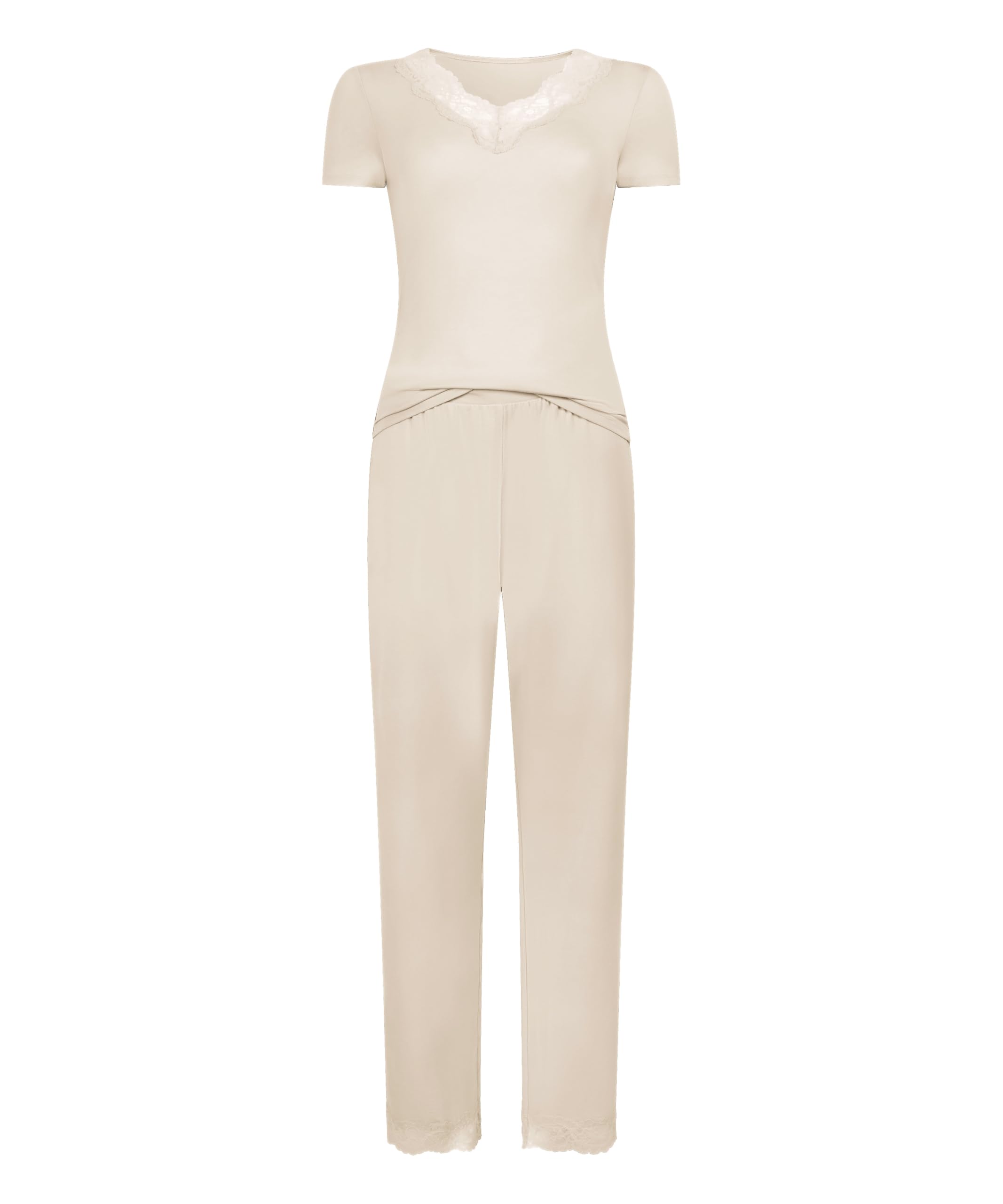 HUNKEMÖLLER Pyjamaset Nana - Whitecap Gray - XL