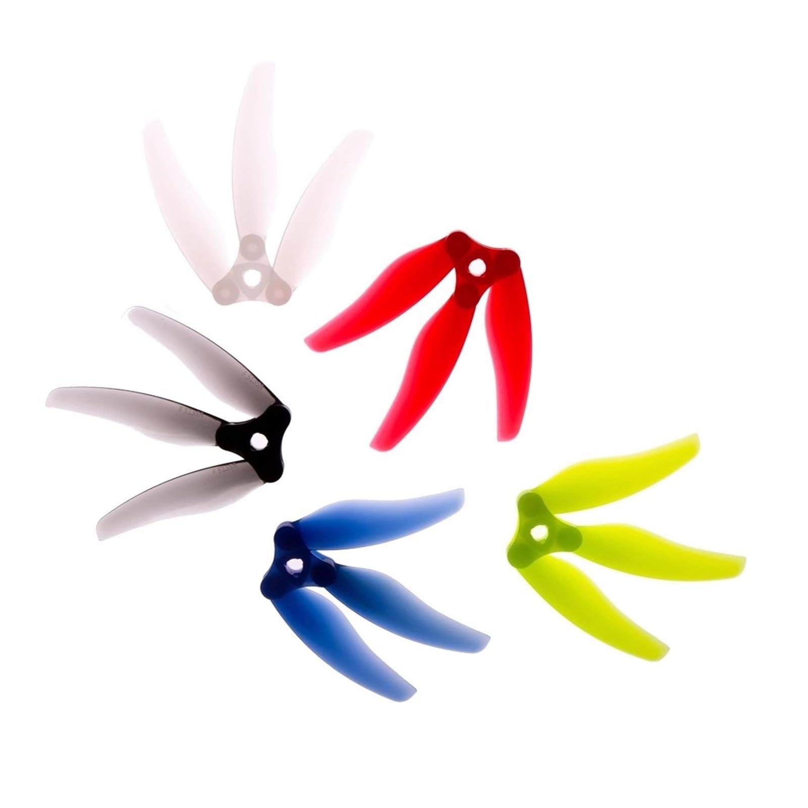 Fit for Apply to Freestyle Long Range RC 5inch Drones Parts,Used for F5135 5.1inch Foldable 3-Blade Propeller(4Pairs Blue)
