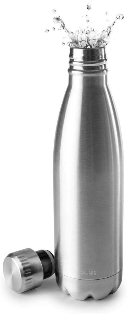 Garrafa Térmica de Inox Parede Dupla Prata 500ml