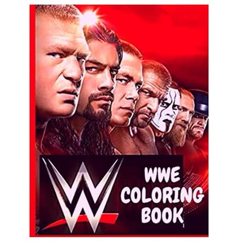 Wwe Coloring book: for Kids and Adults with Fun, Easy, and Relaxing High-quality images