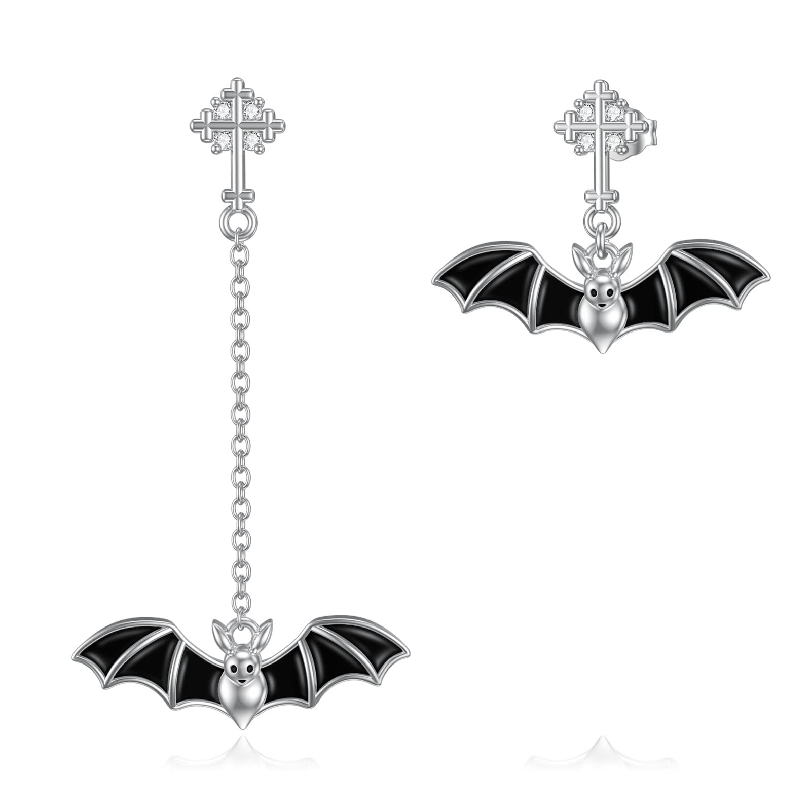 VONALA Einfädler Ohrringe 925 Sterling Silber Herz/Stern Tropfen lange Ohrringe Schmuck Geschenke für Frauen Mädchen