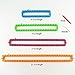 LAYOER Long Knitting Loom Set with Hook Needle Kit for Yarn Cord Knitter 4 Looms (Long)