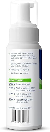 Miniatura 14 de Theraworx Alivio para calambres musculares Espasmo muscular de acción rápida, dolor de piernas con sulfato de magnesio, 17.1 onzas, 1 unidad