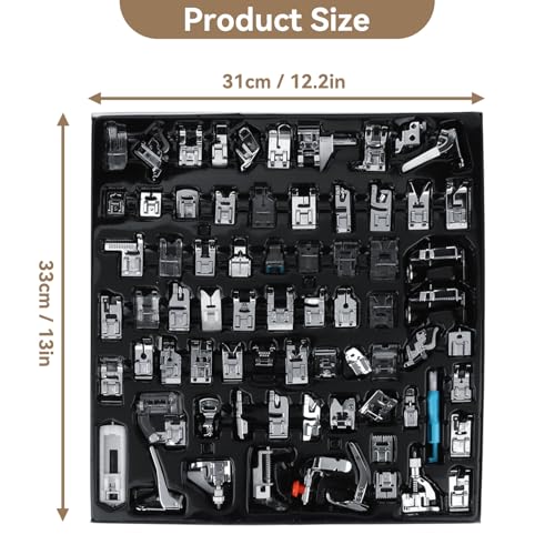 Set de 72 Pies Prensatelas para Máquinas de Coser miniatura 2