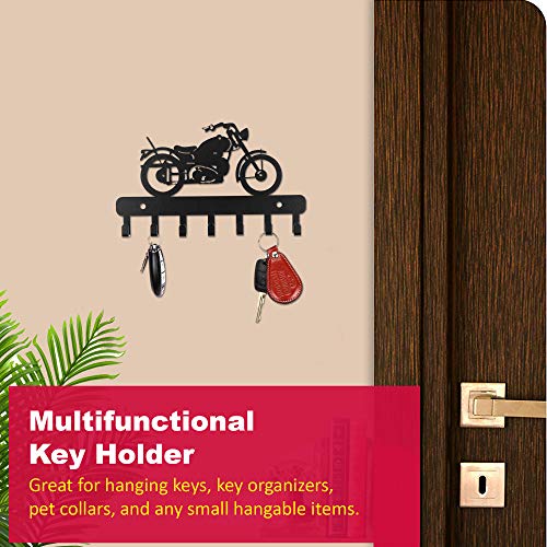 Image of Sehaz Artworks Metal Key Holder for Home Decor Stylish Without Drill 27x16 | Key Holder For Home Without Drill, Key Stand For Wall, Key Holder Wall Mount, Key Hangers For Wall, Keychain Holder For Wall
